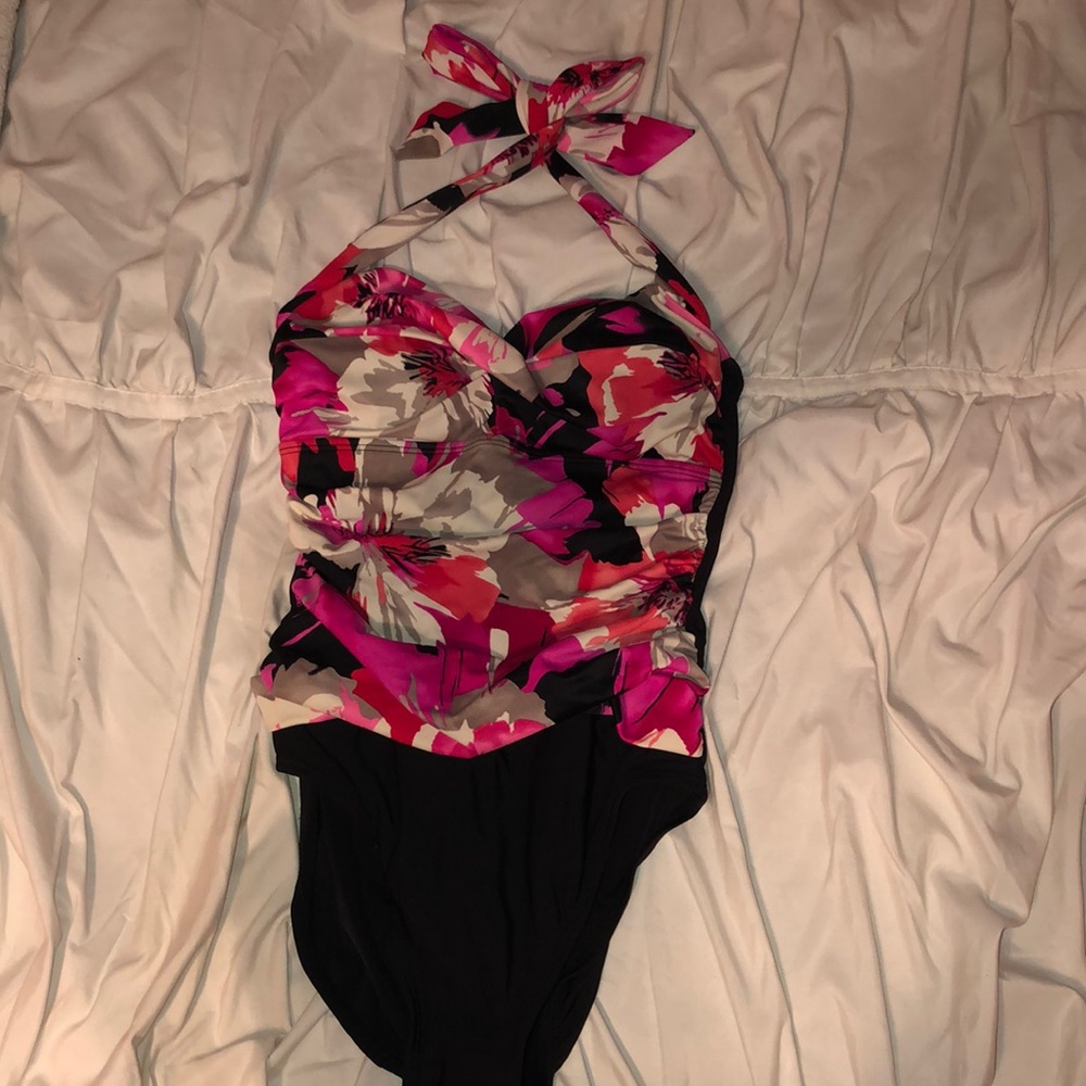 Flower print BATHING SUIT!